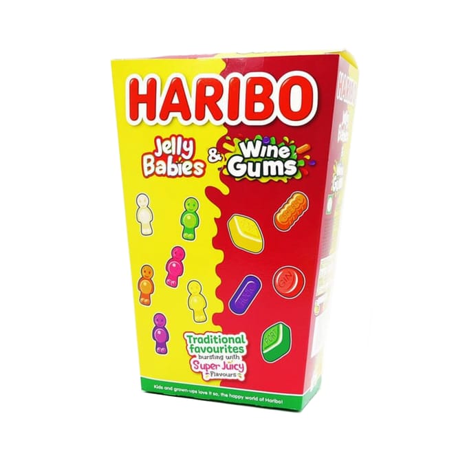 Haribo Jelly Babies & Wine Gums 800g