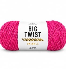 Big Twist Bright Yarn 170g - Hot Pink