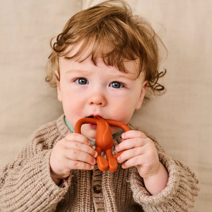 Matchstick Monkey Fudge Fox Teether
