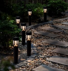 Firefly 6 Pack Bollard Stake Solar Light