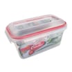 Betty Crocker 3500ml Rectangular Food Container Transparent & Red