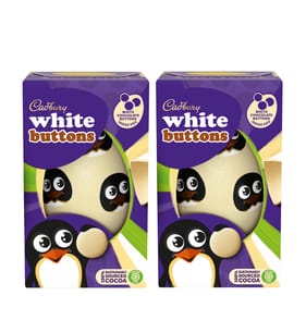Cadbury White Buttons Egg 98g x2