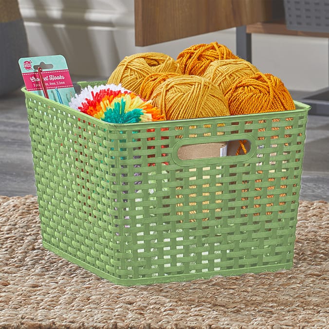 Utility Patterned Storage Basket