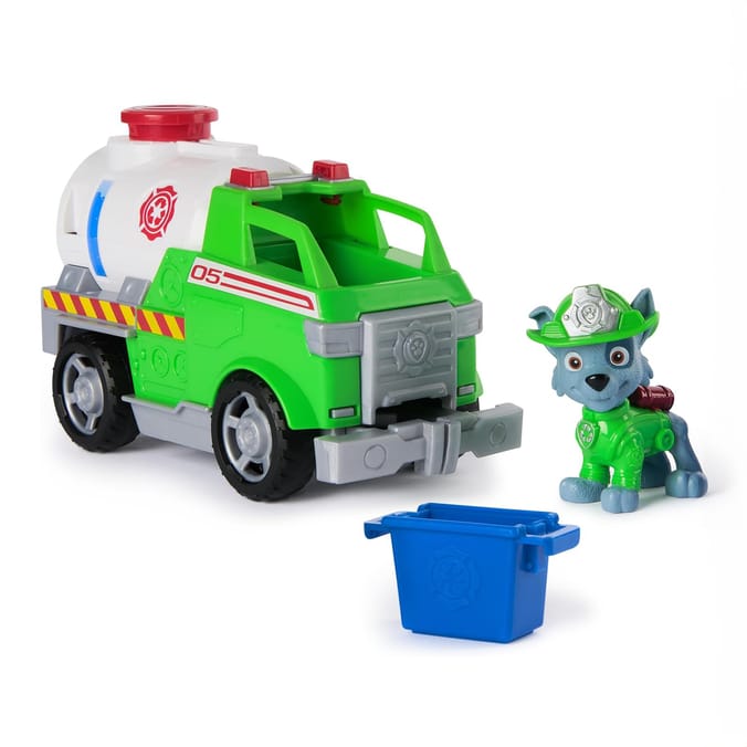 Paw Patrol Fire Rescue Vehicle & Figure - Rocky