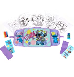 Disney Stitch Colouring Travel Set