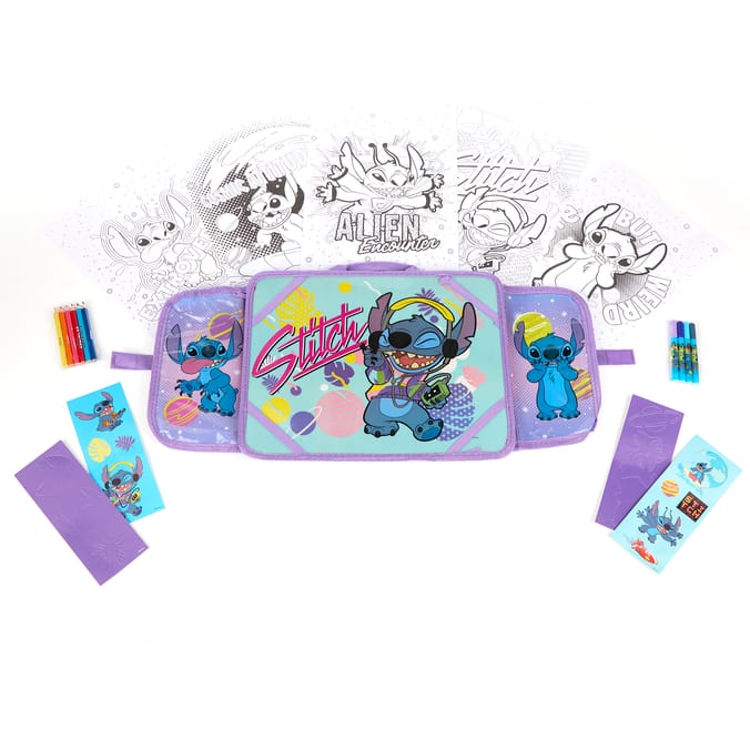 Disney Stitch Colouring Travel Set