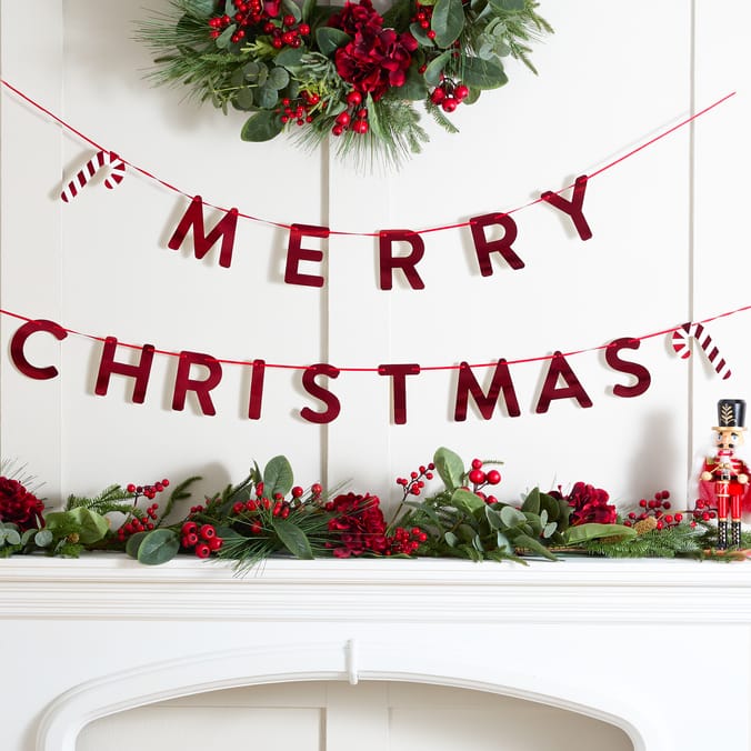 Festive Feeling Merry Christmas Bunting