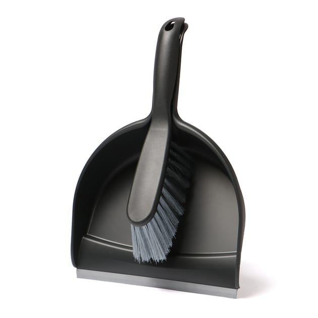 Power Action Dust Pan & Brush Home Bargains