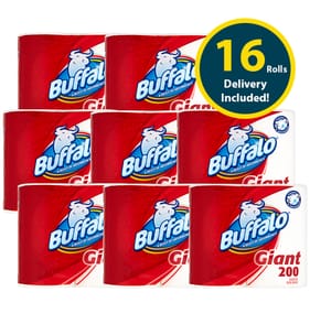 Buffalo Giant 2 Ply Kitchen Towels Twin Pack x8 (Delivery included)