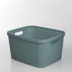 Diamond Storage Basket with Lid 7l
