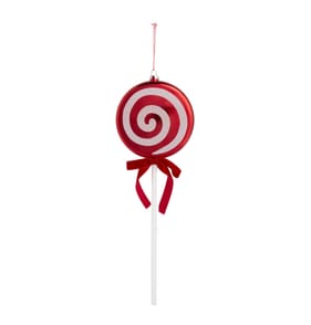 Sleigh Bells Christmas Candy Cane Lollipop Decoration
