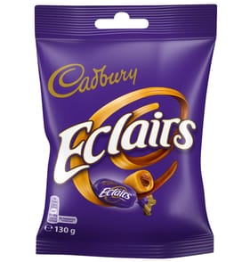 Cadbury Eclairs Chocolate Sweets Bag 130g