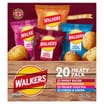 Walkers Meaty Variety Multipack Crisps Box 20 Pack x 25g