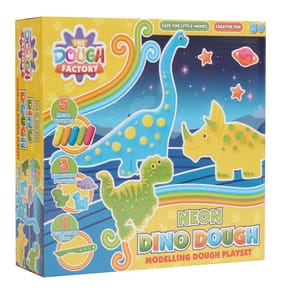 The Dough Factory - Neon Dino Dough