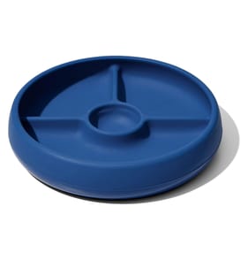 OXO Tot Silicone Divided Plate - Navy