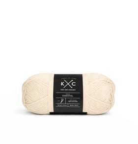 Knit & Crochet Essential Cotton Yarn 100g - Cream