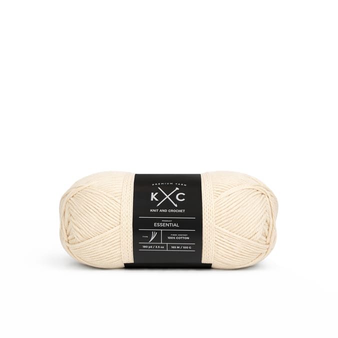 Knit & Crochet Essential Cotton Yarn 100g