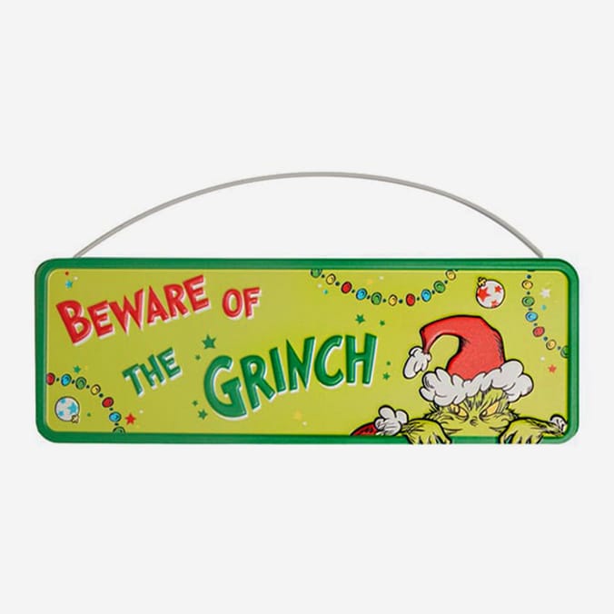Beware Of The Grinch Sign
