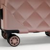 Salisbury Embossed Quilted Shell Suitcase Set Of 3