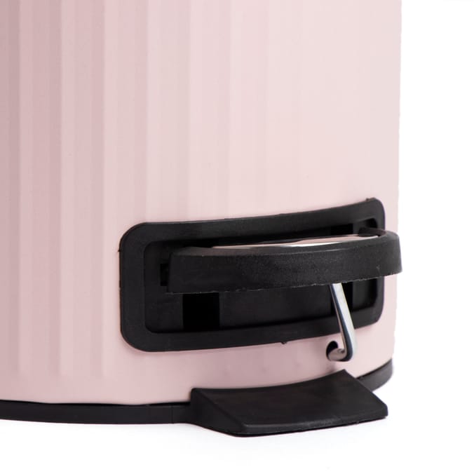 rose gold square step bins bathroom