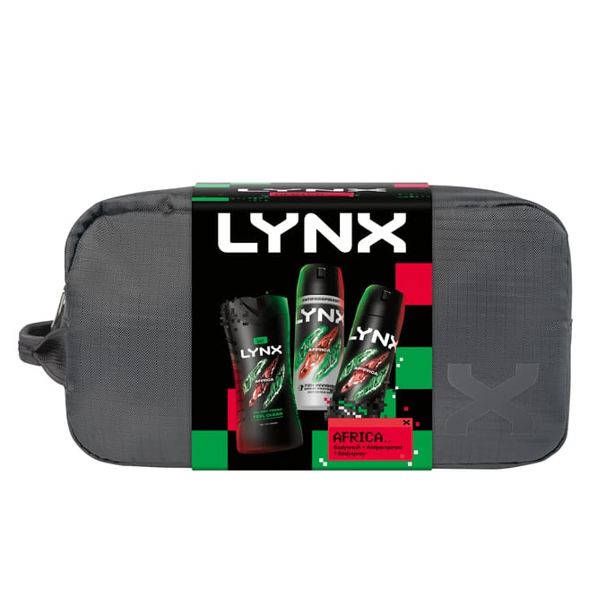 Lynx Washbag Gift Set - Africa