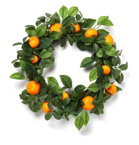 The Outdoor Edit Mediterranean Orange Wreath