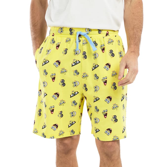 Spongebob Squarepants Mens Shorts 2 Pack