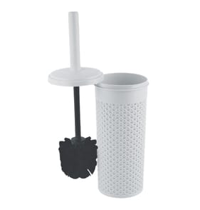 Diamond Toilet Brush - White