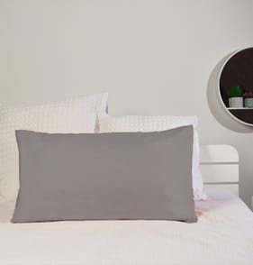 Home Collections 2 Pack Pillowcase - Charcoal