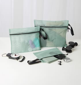 Travel Mesh Pouch Organiser 3 Pack