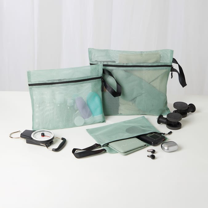 Travel Mesh Pouch Organiser 3 Pack