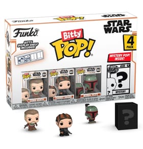 Funko Bitty Pop Star Wars The Mandalorian 4pk - Cobb Vanth, Fennec Shand, Boba Fett and A Surprise Mystery Mini Figure