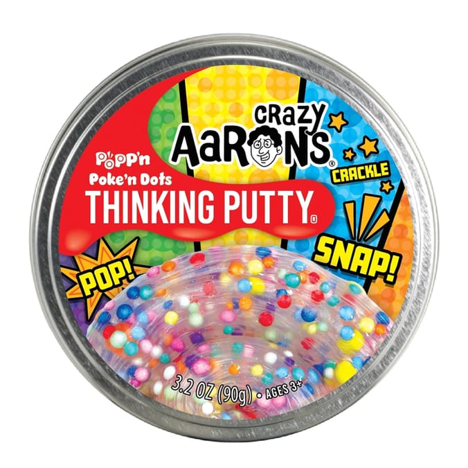  Crazy Aaron's Thinking Putty - Poppin Poke'n Dots
