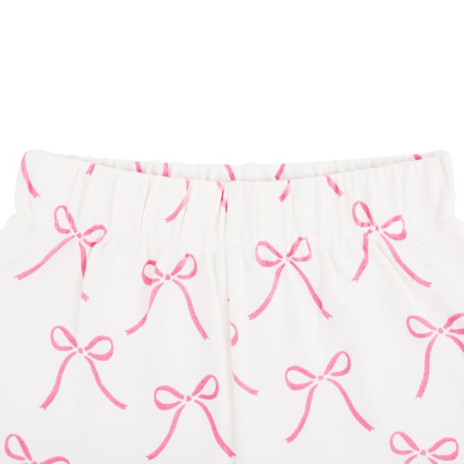 Pure Baby Pink Bow Pyjamas