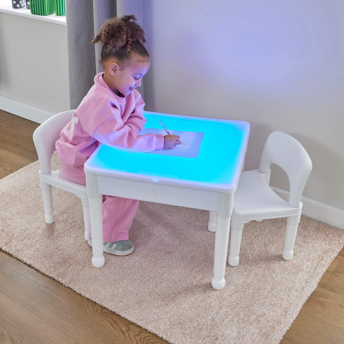 Liberty House Toys Light Table and Two Chairs Set
