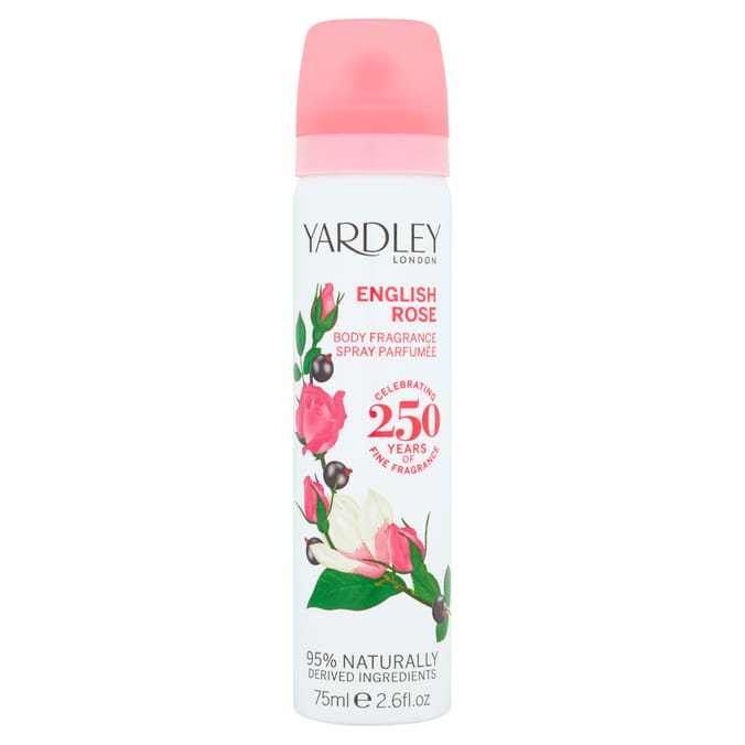 Yardley London English Rose Body Fragrance 75ml