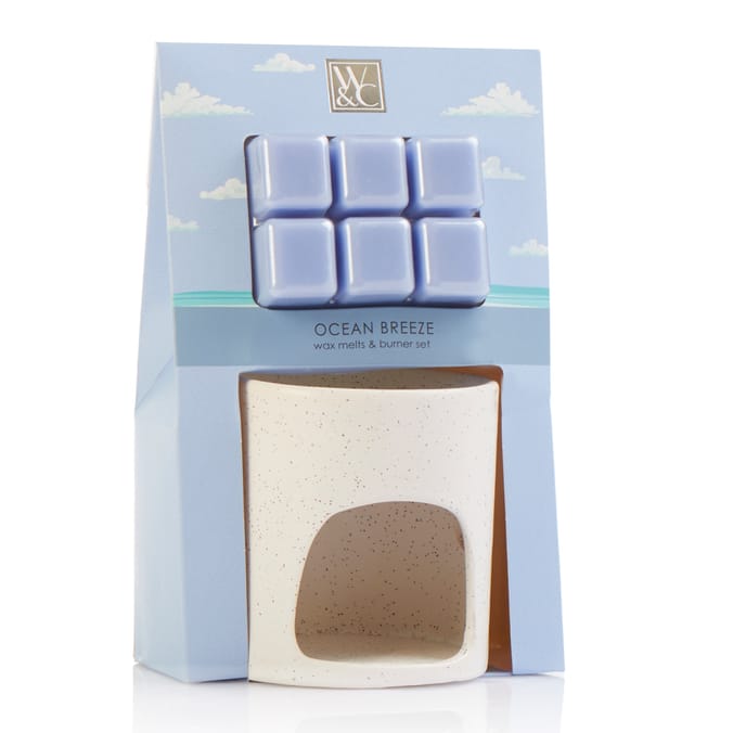 Wickford & Co Wax Melts & Burner Set - Ocean Breeze