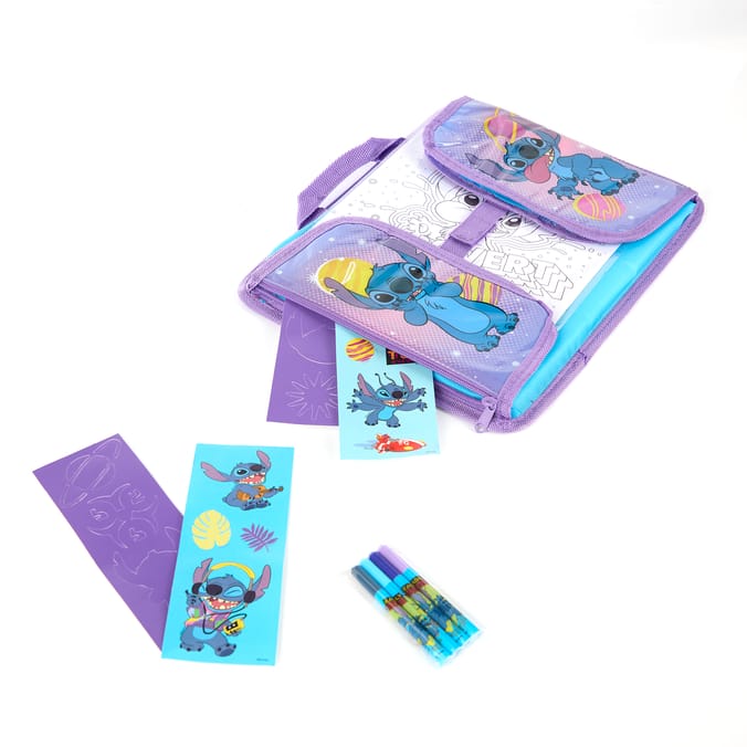 Disney Stitch Colouring Travel Set