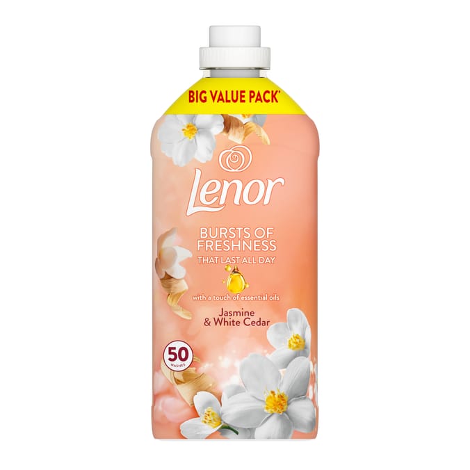 Lenor Fabric Conditioner 50 Washes - Jasmine & White Cedar