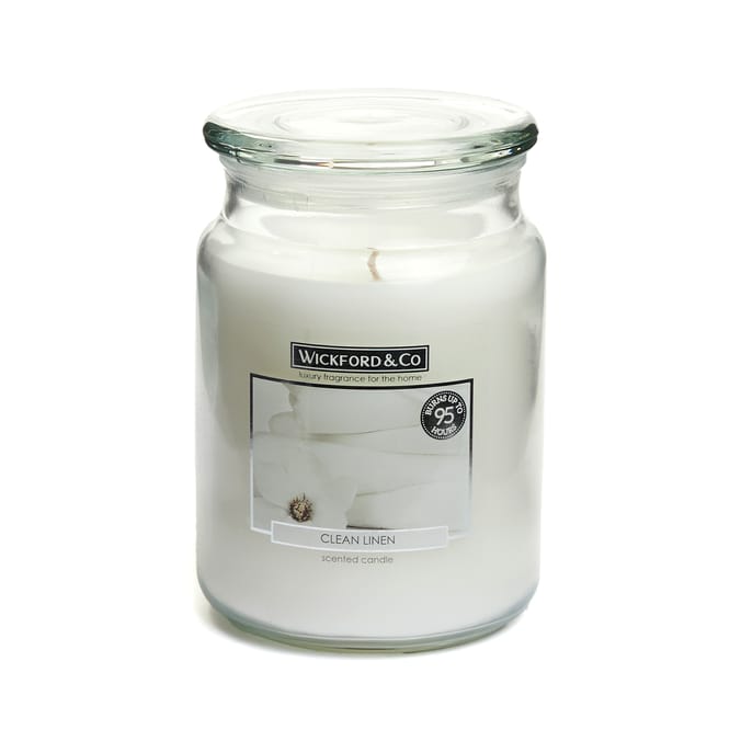Wickford & Co Scented Candle 18oz Linen