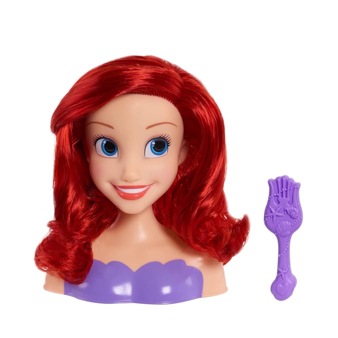  Disney Princess Styling Doll Head - Ariel