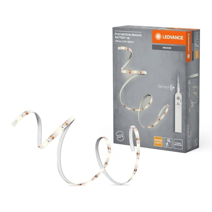 Ledvance Flex Motion Sensor LED Strip 1m - Warm White