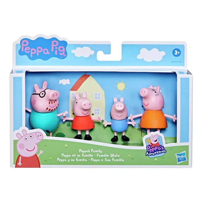 Peppa Pig Family Figure Set Home Bargains