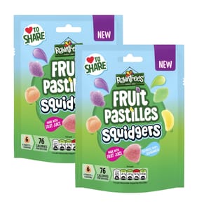 Rowntree's Fruit Pastilles Squidgers Sweets Sharing Bag 120g