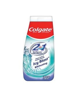 Colgate 2In1 Toothpaste & Mouthwash Icy Blast Whitening 100ml