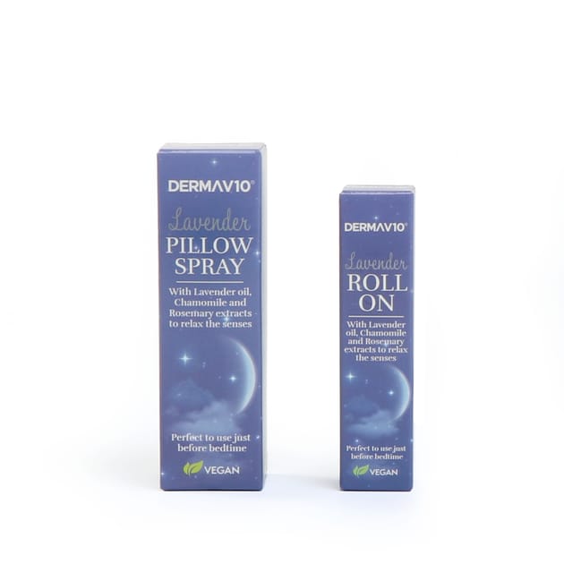 Dermav10 Lavender Pillow Spray & Roll On Home Bargains