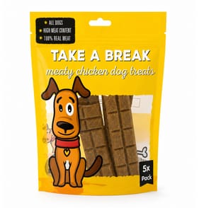  I Love My Take A Break Meaty Dog Treats 5 Pack - Beef