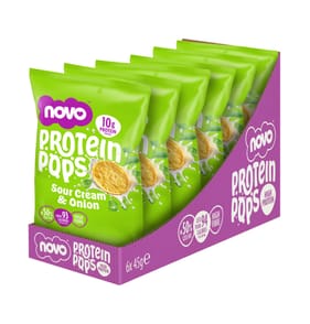 Novo Protein Pops 45g 6 Pack - Sour Cream & Onion