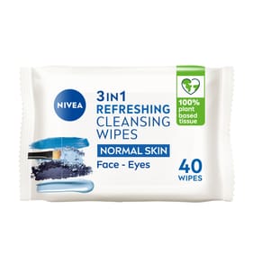 NIVEA Biodegradable Refreshing Cleansing Wipes 40s