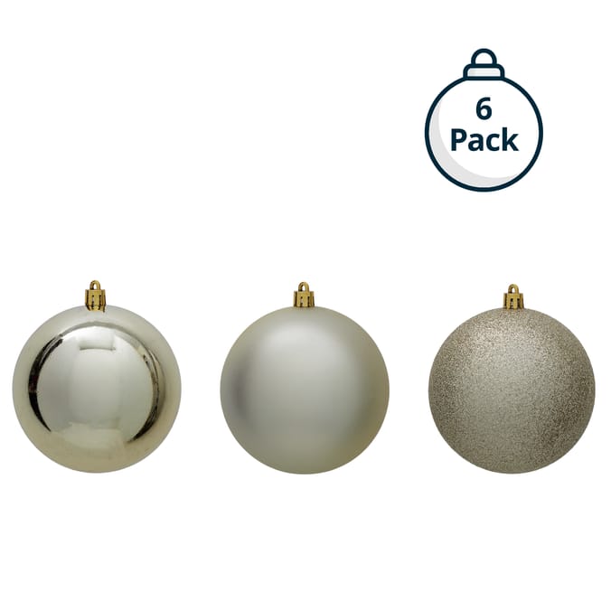 Festive Feeling 10cm Christmas Bauble 6 Pack
